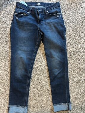 Riders by Lee Dark Blue Ankle Crop Jeans